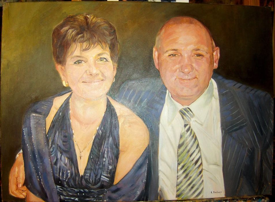 Obraz portret olejny