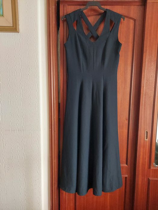 Vestido comprido  preto