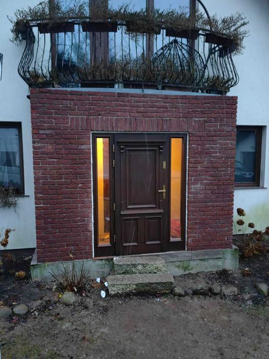 Drzwi zewnętrzne dębowe Producent Pomiar Montaż Dostawa Dotacja