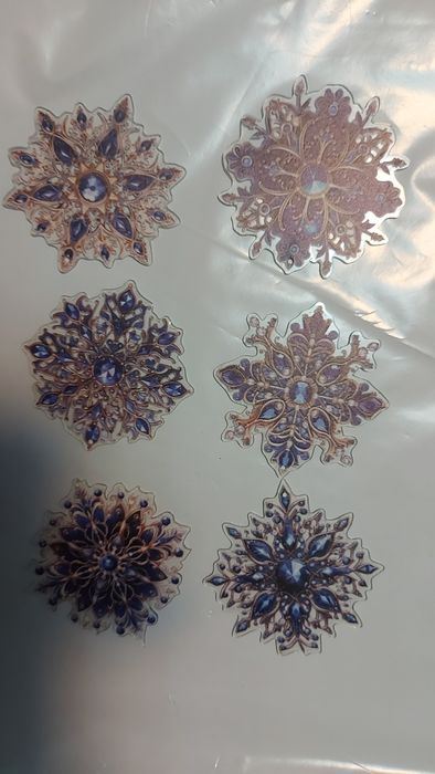 Акрилові сніжинок прикраси для ялинки