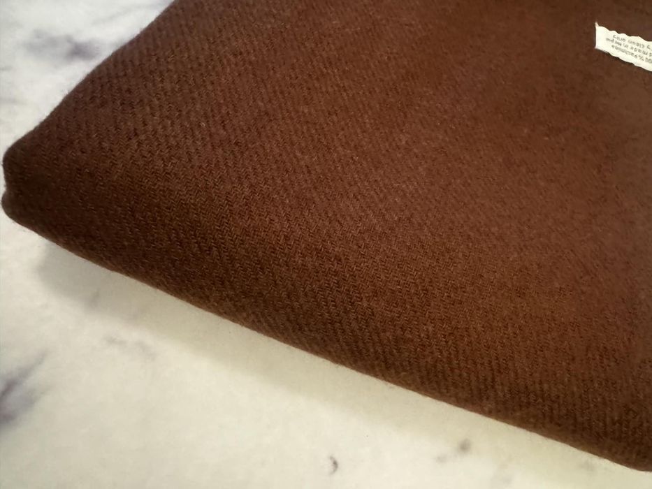 Szal Kaszmirowy z Nepalu 100% kaszmir/pashmina brąz