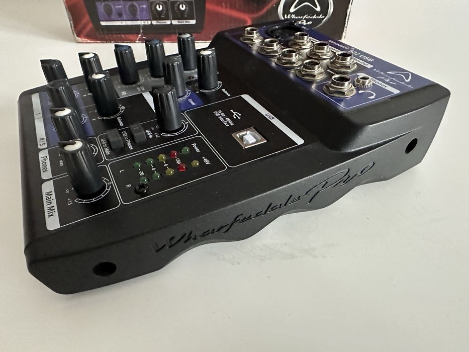 Mikser Wharfedale Pro Connect 502 USB - Interfejs Audio. Stan Jak Nowy