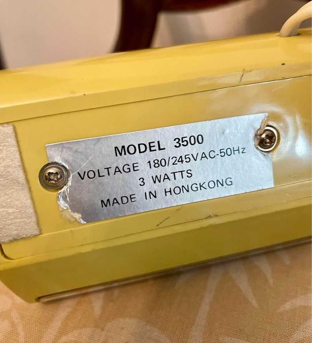 Despertadores e relógios vintage elétricos