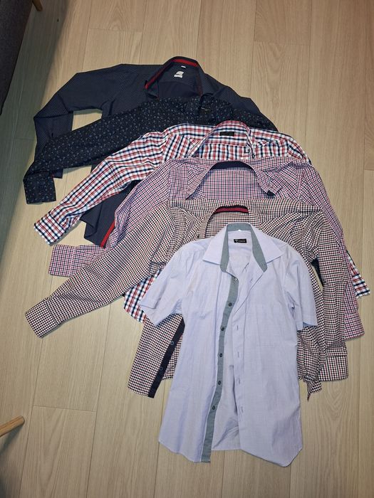 Koszule męskie, rozm. 176/182, 6 sztuk