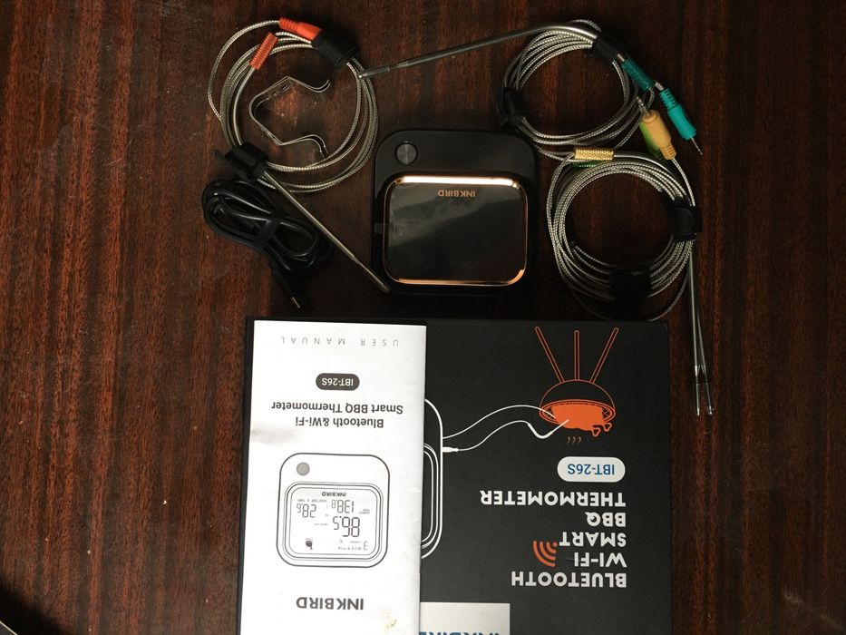 Цифровий термометр Inkbird IBT-26S BBQ Wifi Bluetoth для м'яса BBQ