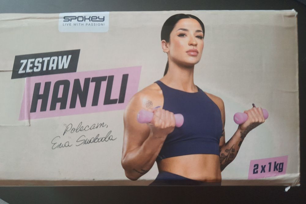Zestaw hantli 2x 1kg