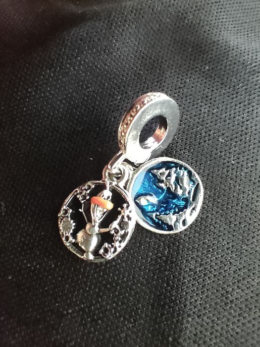Charms Disney Królowa lodu Olaf 925