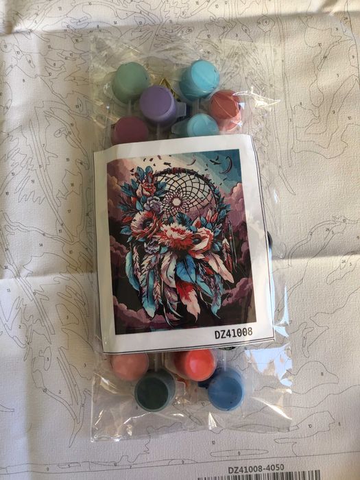 Tela de pintura acrílica nova