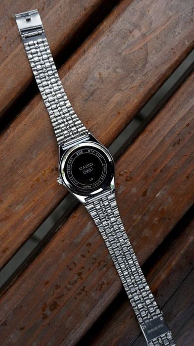 Годинник Casio MTP-VC01 Silver/Black | Мужские часы Касио | Часи А159