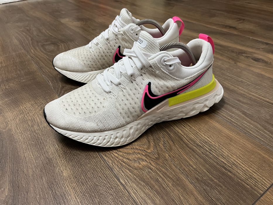 Чоловічі кросівки Nike React Infinity Run Fk 2 White DJ5395-100 Розмір EU 42.5, устілка 27 см