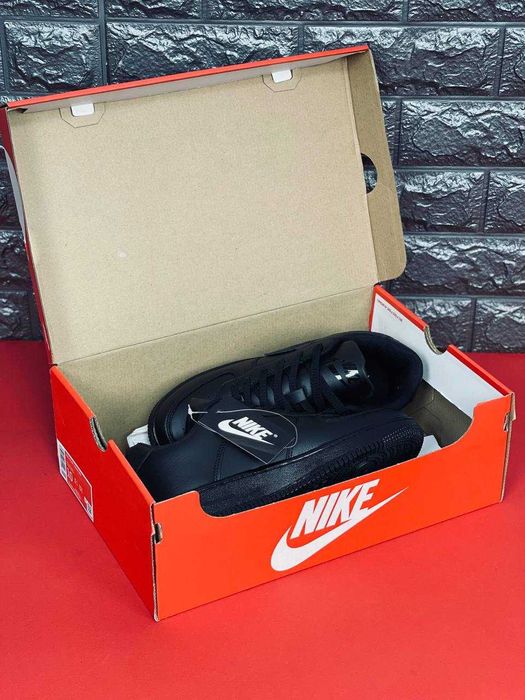 Кроссовки Nike Air Force мужские черные кросовки Найк Форс аф1