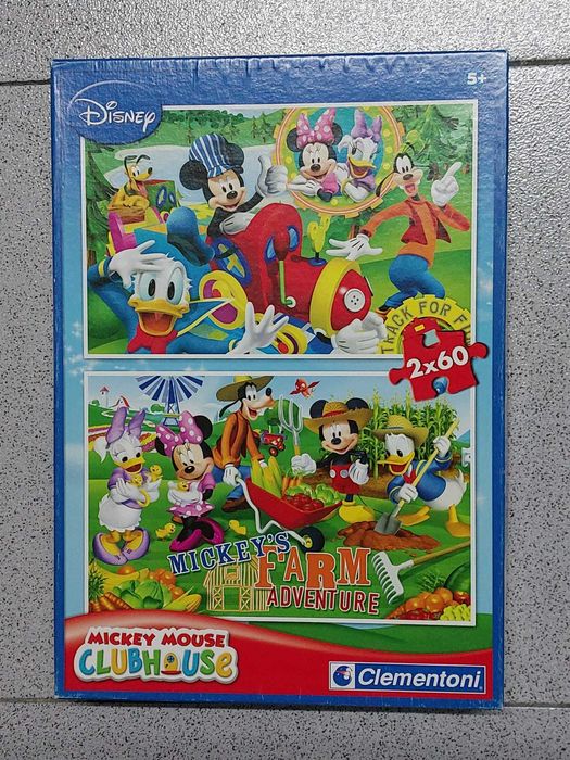 Puzzles Infantis Frozen, Mickey, Doutora Brinquedos, Bela, Animais