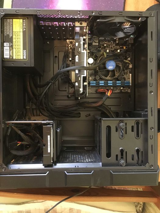 Компьютер игровой. Цена за блок и монитор.