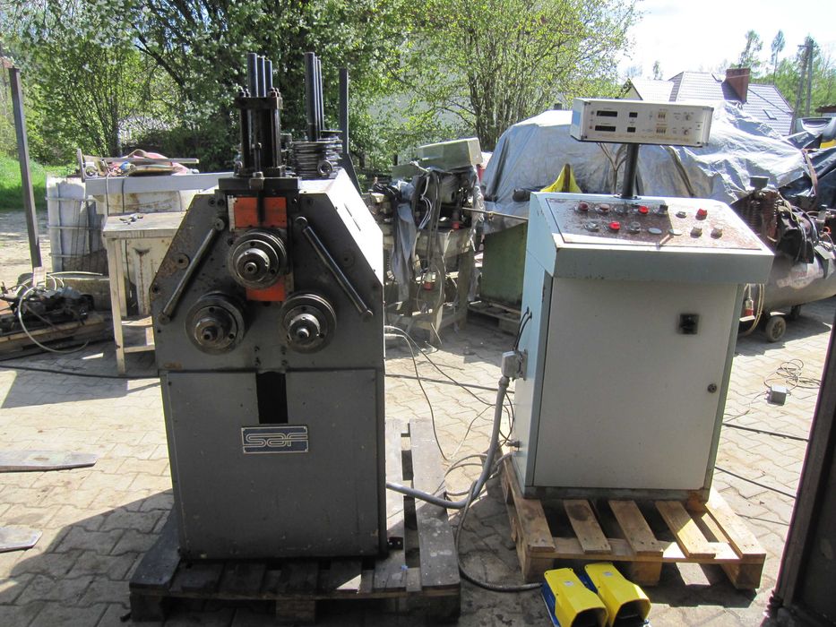 Giętarka do rur profili SAF 50 walcarka