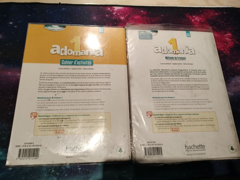 Manual + Caderno de Atividades Francês A1 ( Adomania 1 )