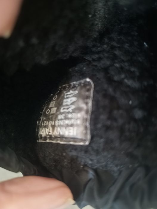 Buty zimowe damskie dziewczęce śniegowce czarne R.38, wkł.24,5 Jenny f