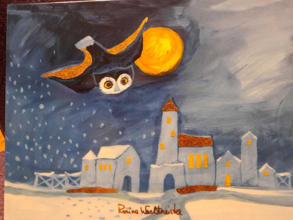 3 obrazy porcelanowe Rosina Wachtmeister Goebel limitowane