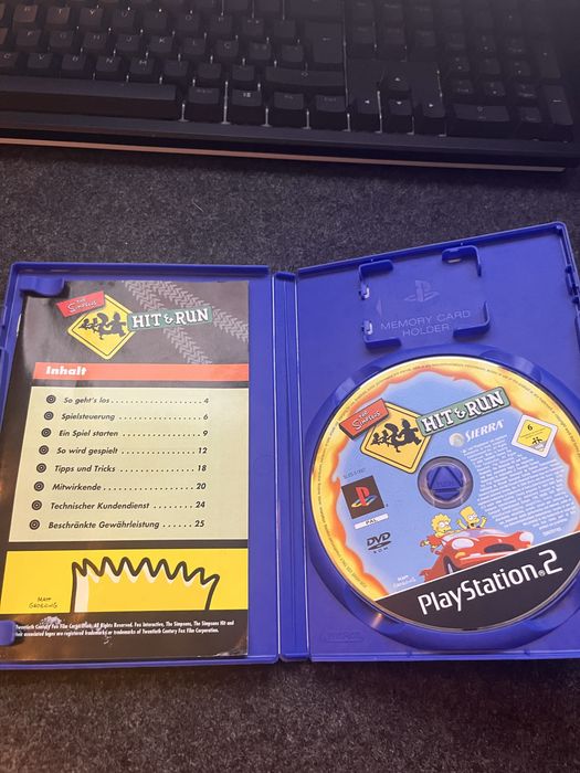 The Simpsons Hit & Run - Playstation 2 - Alemão
