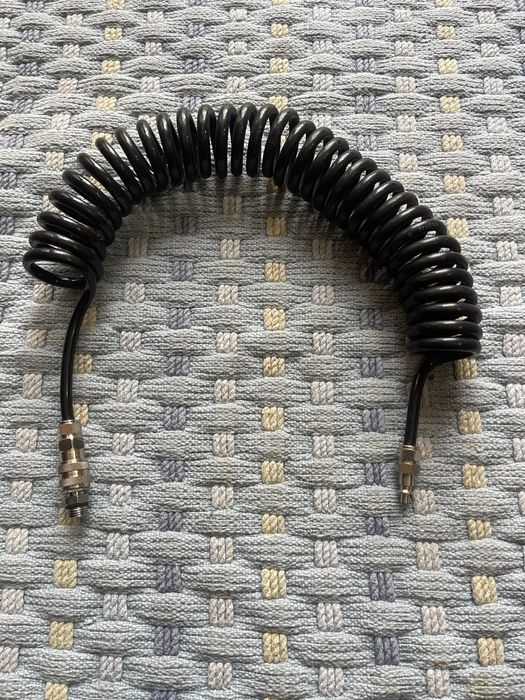 Ventoinha e mangueira de ar