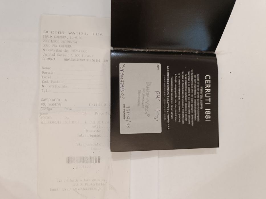 Relógio Cerruti 1881 Retro Prestige