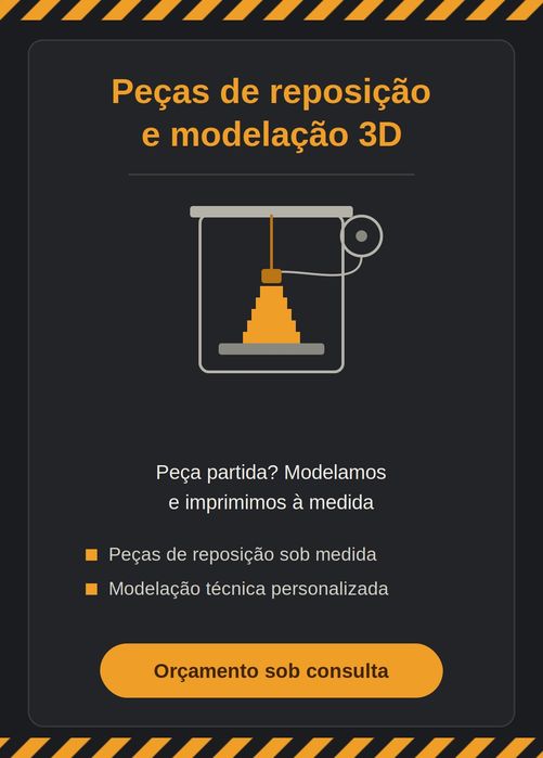 Serviço impressão 3D