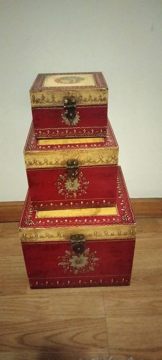 Caixas decorativas de madeira 15€ negociável