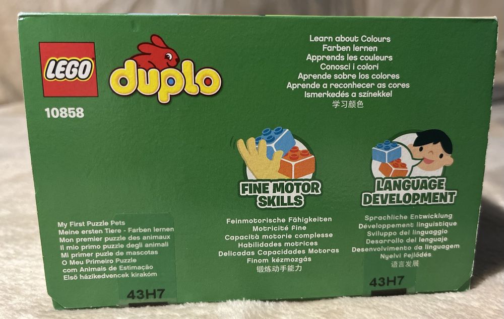 Lego duplo zwierzaki 10858 Moje pierwsze zwierzątka