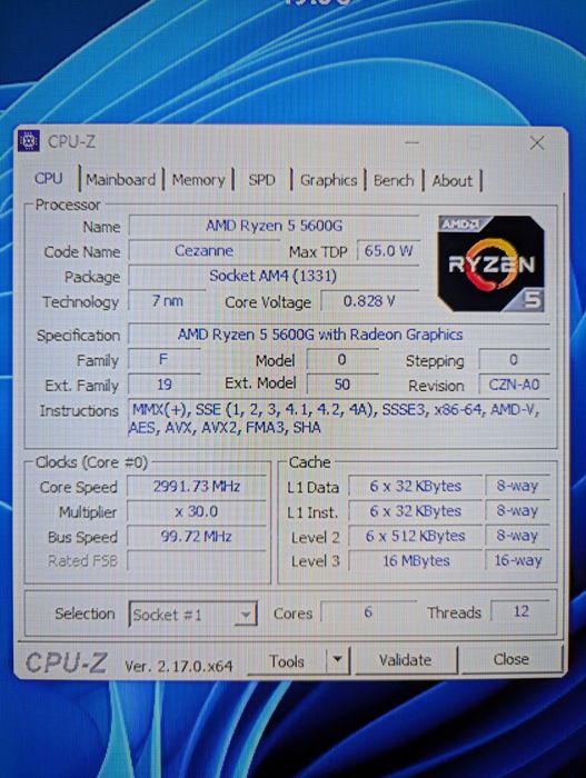 Amd Ryzen 5 5600g Box