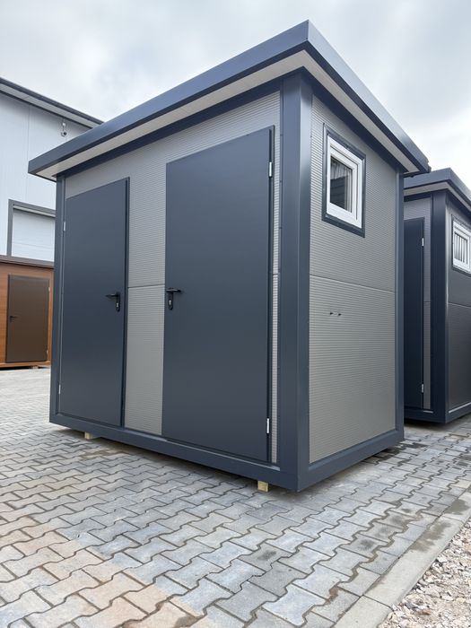 Toaleta przenośna publiczna WC łazienka kontener sanitarny camping