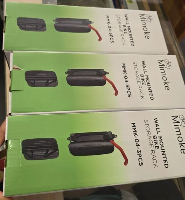 Suporte de parede para bicicleta Mimoke MMK-04-3PCS