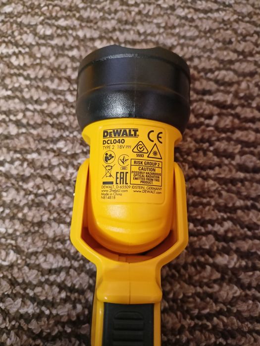 Dewalt dcl040 ліхтар фонарь фонарик деволт 165 люмен dcl043 dcb090