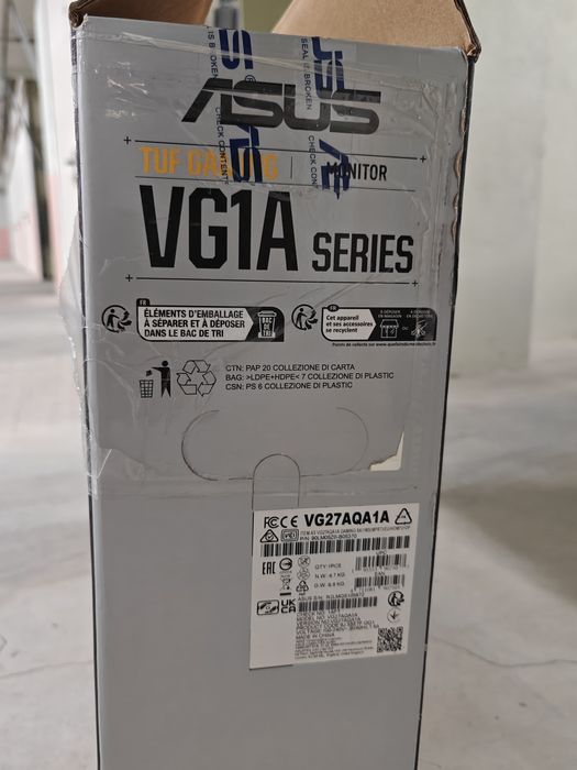 Monitor Asus TUF Gaming VG1A series 27 polegads