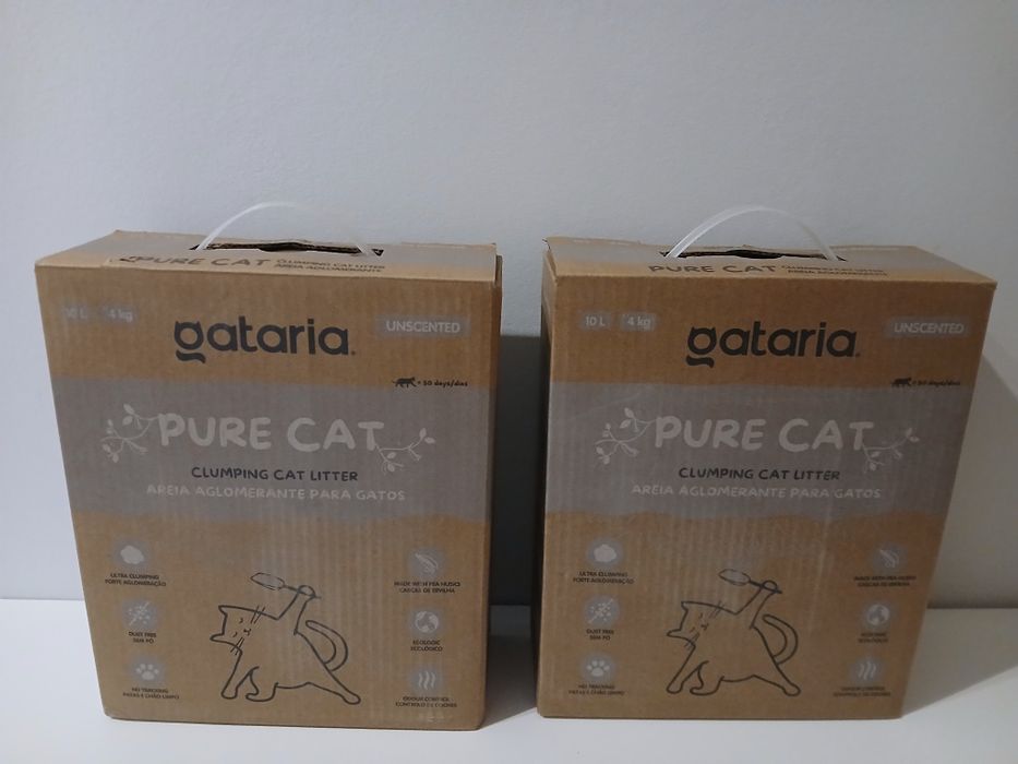 Areia aglomerante para gatos