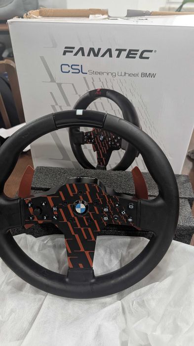 Fanatec CSL DD 5Nm + Load Cell + BMW Wheel