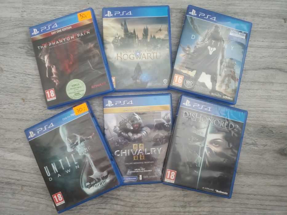 Pakiet gier na ps 4 po 25 zl sztuka