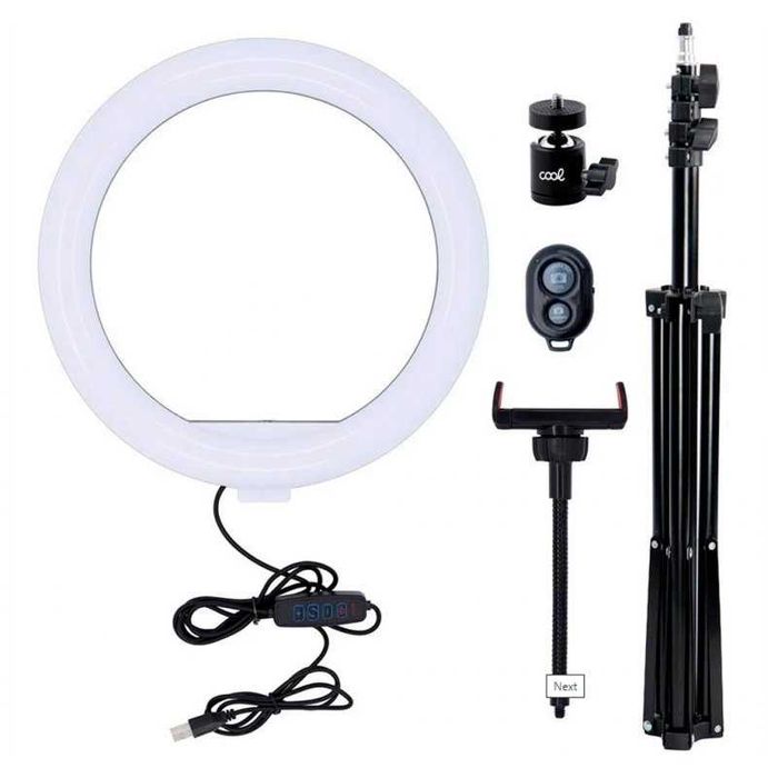 Ring Light 180cm com controle remoto Bluetooth COOL