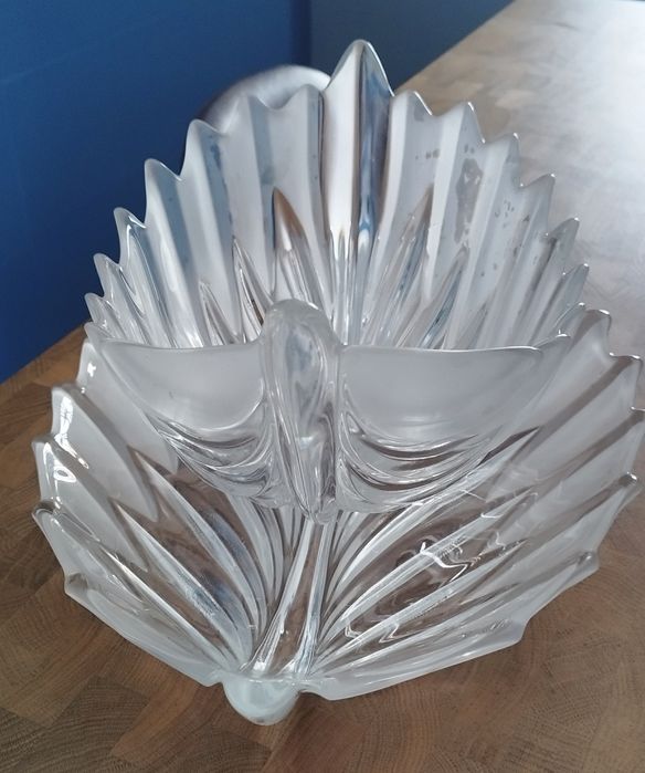 Fruteira com travessa em vidro