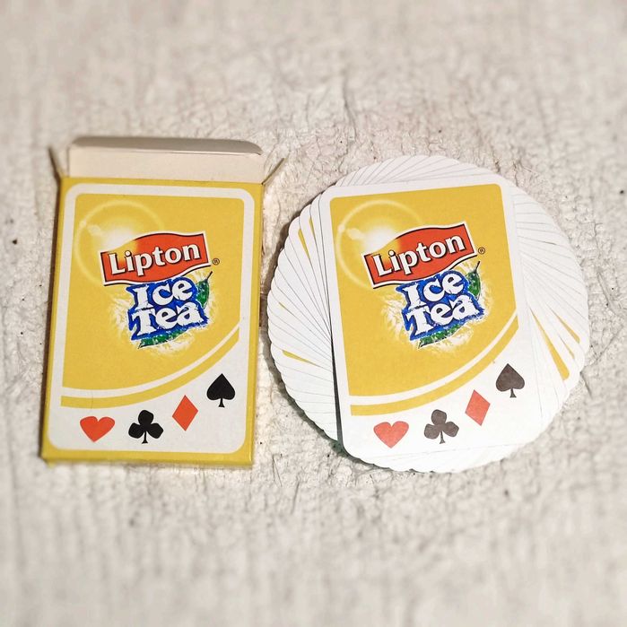 Baralho / jogo cartas marca bebida Lipton Ice Tea