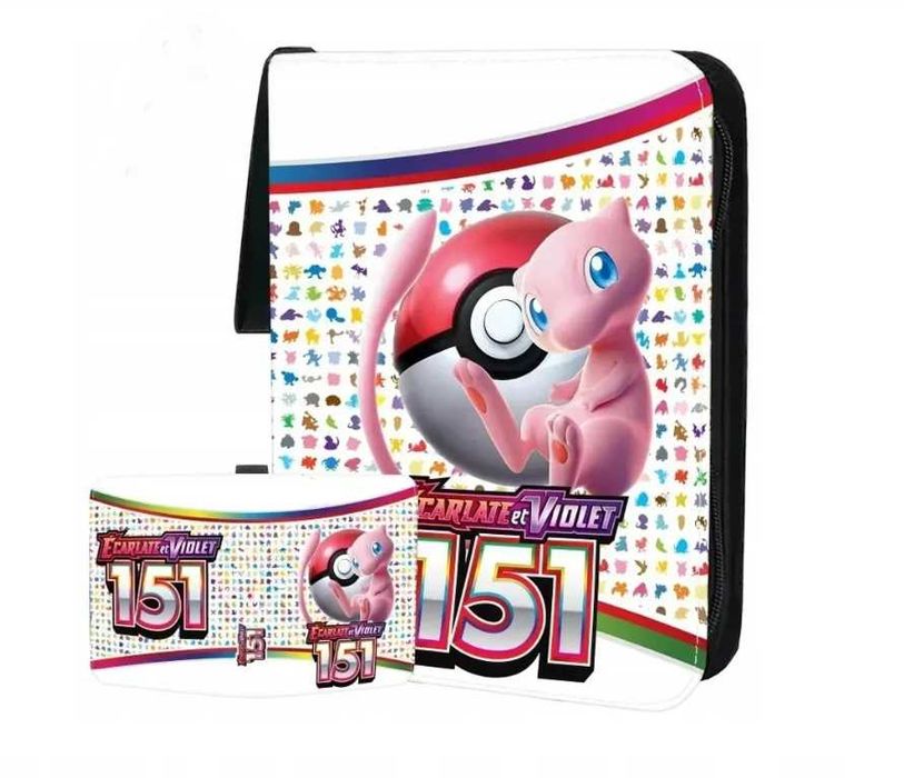 segregator pokemon na karty i naklejki w gratisie 50