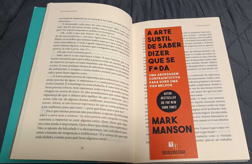 "Está Tudo F*dido", Mark Manson