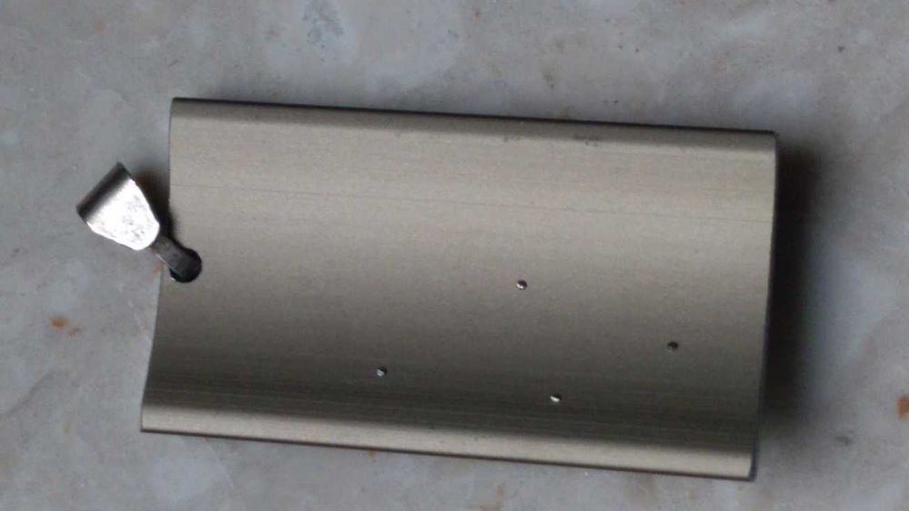 oryginalny wisior metal kryształki prostokąt