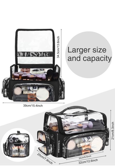 Relavel mala bolsa estojo pincéis maquilhagem