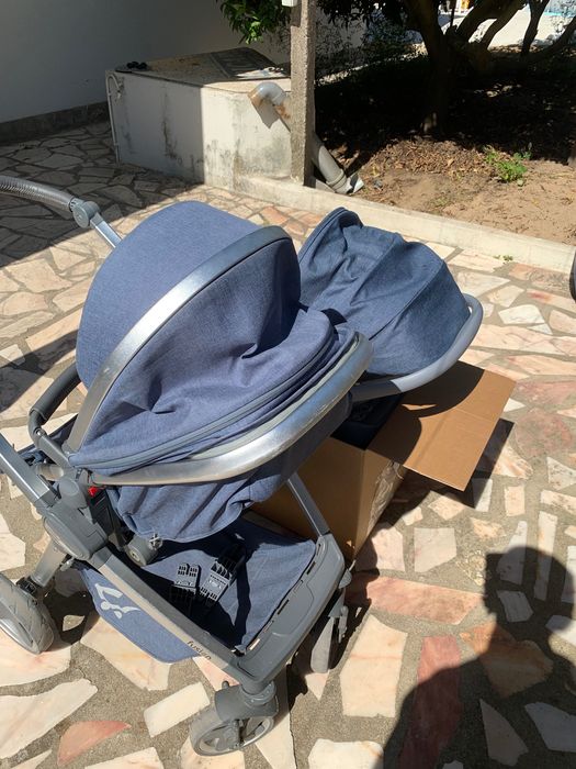 Carro de bebe + ovo com redutor usado em bom estado