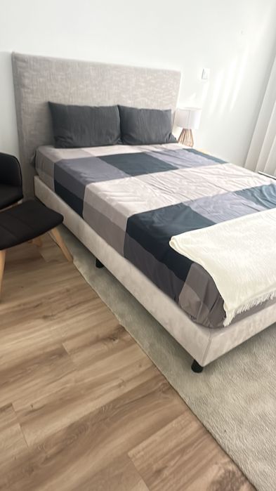 Cama sommier completa c/ colchão visco elástico  2 mt x 1,4 mt