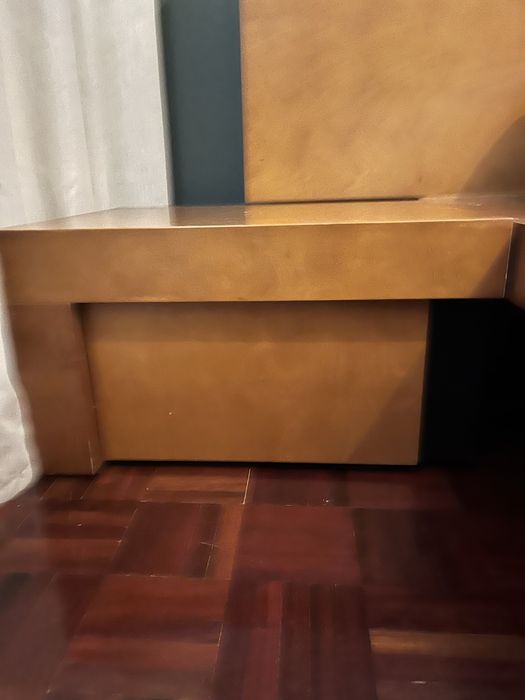 Quarto de casal em madeira macica