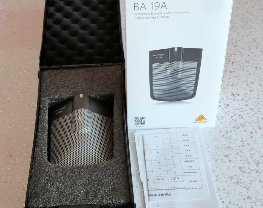 Мікрофони для барабанів, Behringer BA 19a, відео