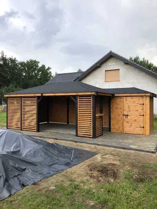 Altana ogrodowa, wiata - produkcja i montaż - różne modele i metraże