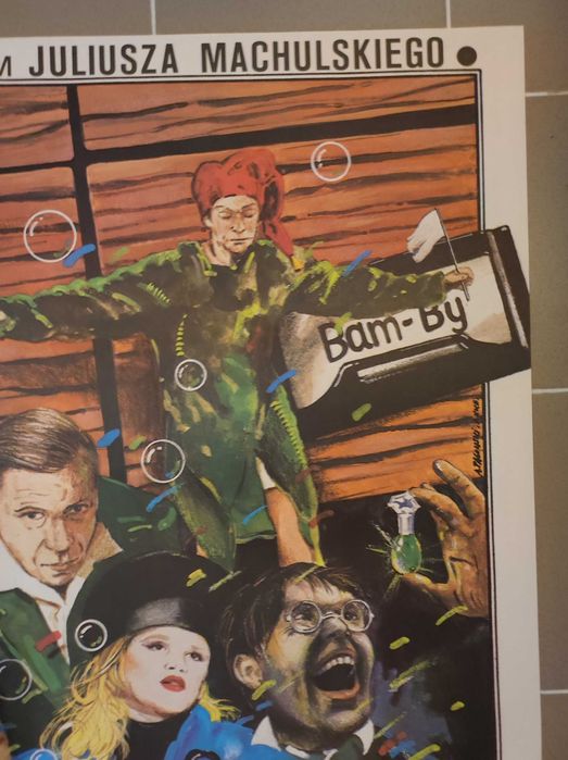 Plakat do cenionego polskiego filmu King Size Pągowski 1987r. oryginał