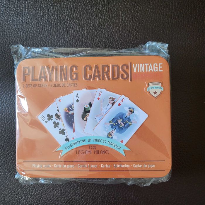 Cartas de jogar Vintage Legami