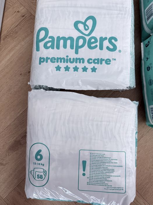 Pampers premium care 6 pants 6 active baby pants 7